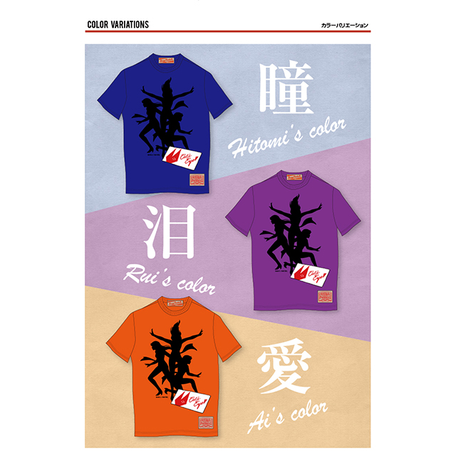 キャッツ アイ キャッツ アイ ｔシャツ ムラサキ L Comic Zenon Online Store